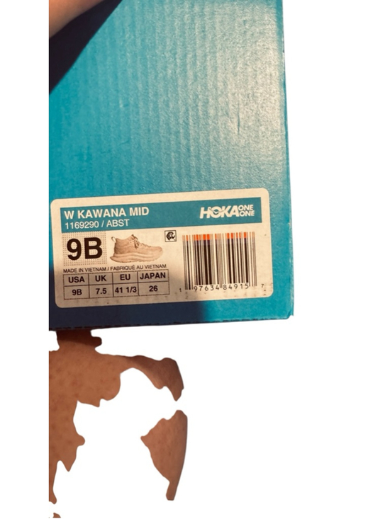 Women\'s Hoka One One Kawana Mid Athletic Shoes Size 9 Beige